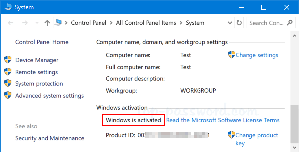 change windows 10 activation key command line