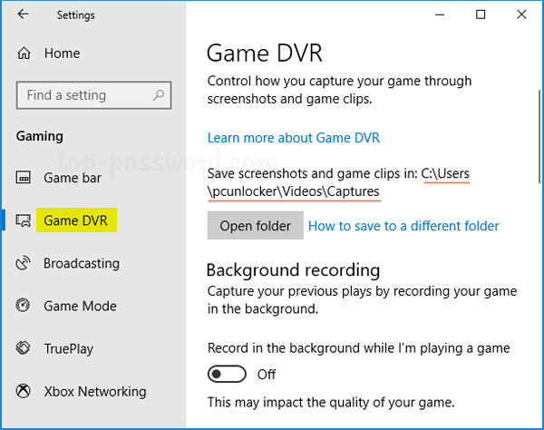 xbox game dvr - Windows Gamebar - how change capture bar position