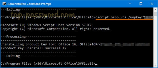How To Remove License Product Key For Office 19 16 13 Password Recovery