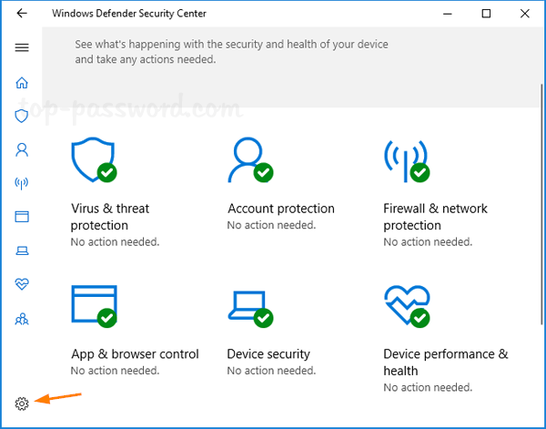 disable windows defender notification icon for all users