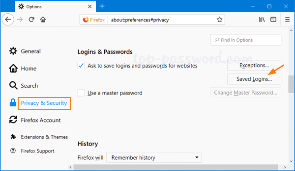 How To Delete Saved Usernames On Firefox