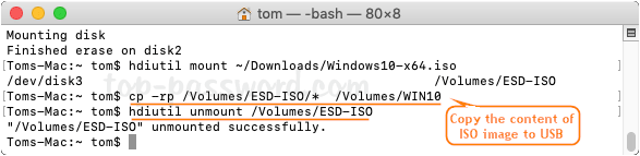 burn iso to usb mac software