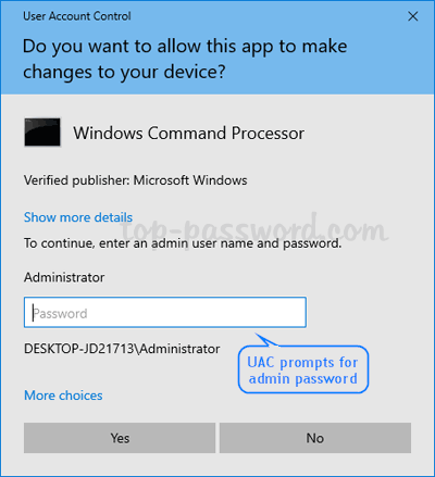 how to remove windows asking for password
