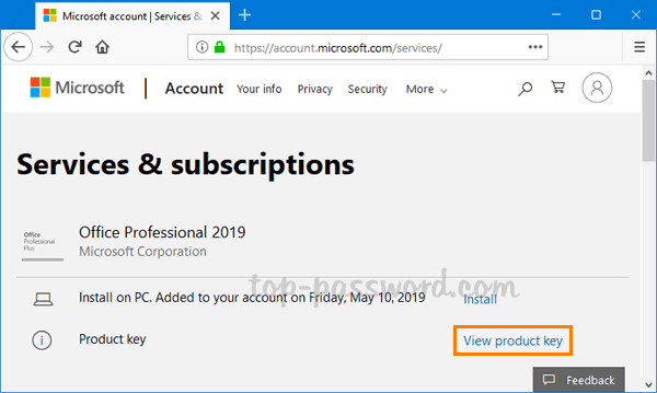 find your microsoft office product key