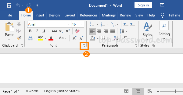 when using references in word can you change font