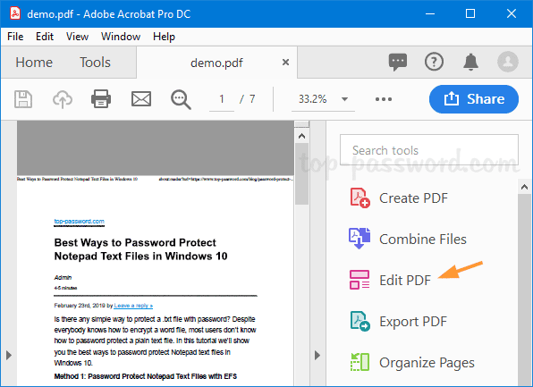 create pdf side by side pages