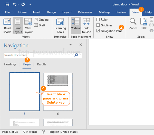 how to remove a page in word pdf