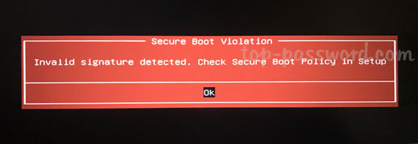 How to fix Secure Boot is not enabled on this machine error in
