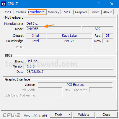 3 Methods To Check Your Motherboard Model In Windows 10 Password Recovery