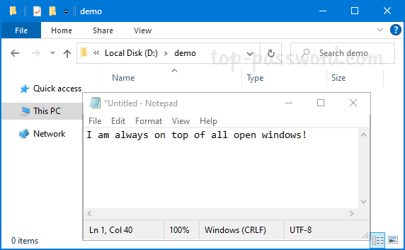 software to make any windows on top