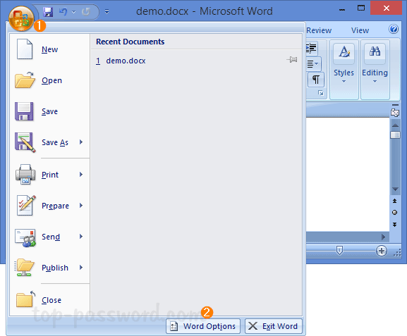 Steps to Insert Clickable Checkbox in Office Word 2007 | Password Recovery