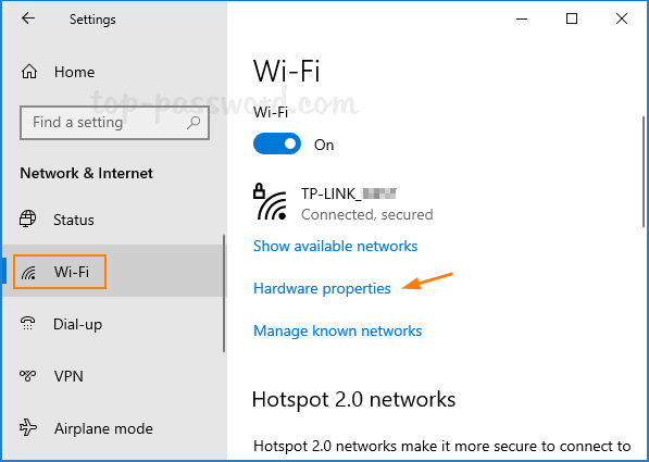 no wifi option on laptop