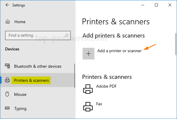 aftale Børnecenter kalender How to Add / Install a Wireless Printer in Windows 10 Password Recovery |  Password Recovery