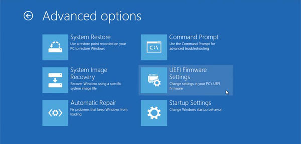 UEFI Firmware Settings