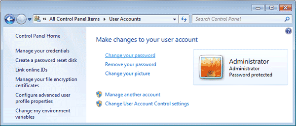 How to Change Password on Windows 7?