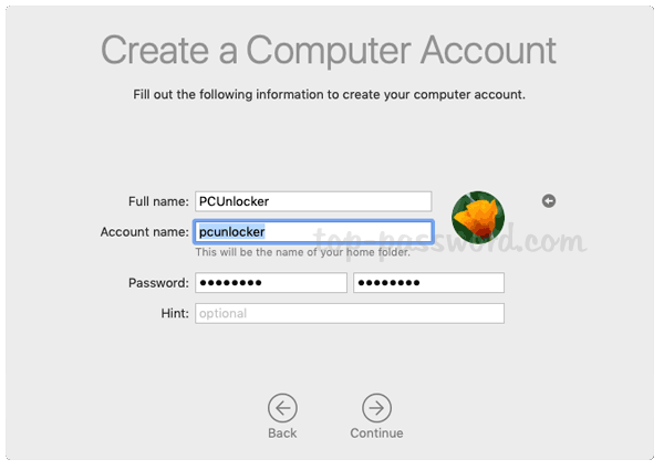 how to reset macbook pro password