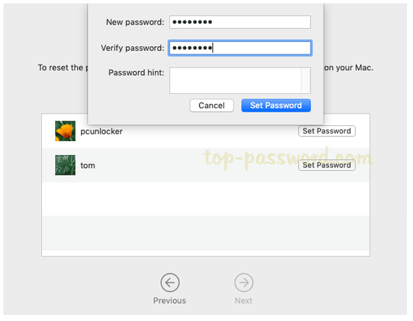how to reset apple computer without password