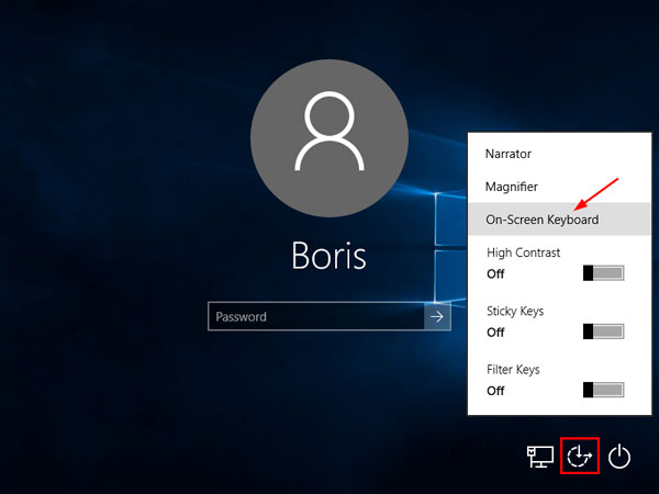 bypass login screen on windows 10