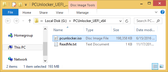 PCUnlocker ISO file