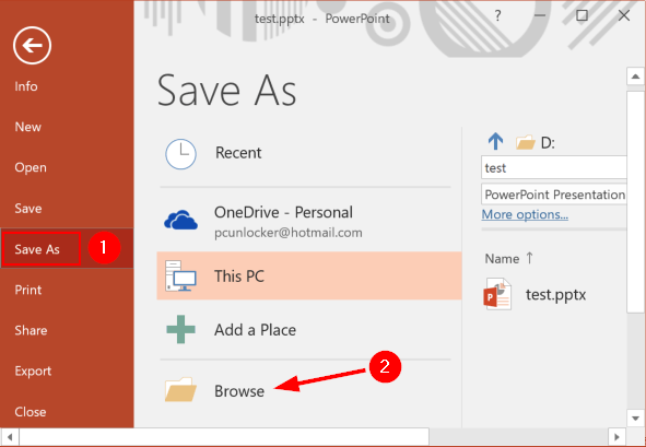 how to open locked powerpoint presentation