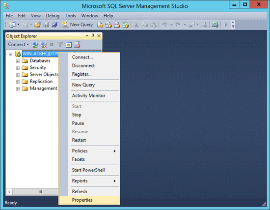 SQL Server Management Studio