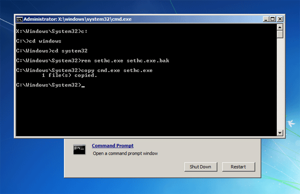 password trainer disk windows 7