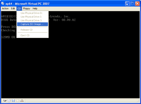 Configure Virtual PC