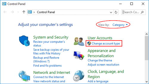 change microsoft account to local account command line