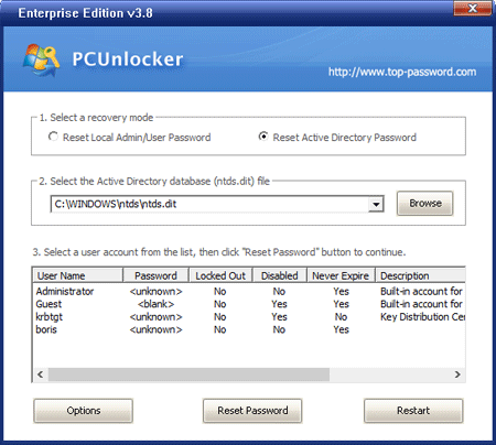 Crack Local Administrator Password Server 2003